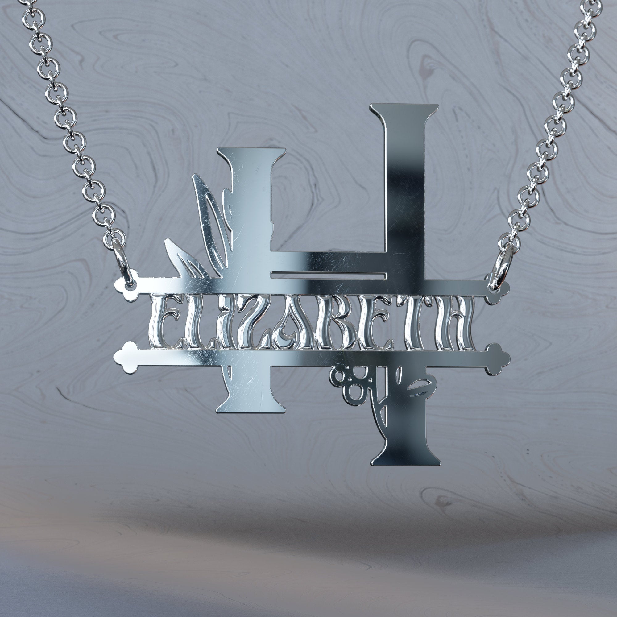 Botany Split Initial Nameplate