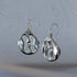 Aqua Drop Initial Earrings