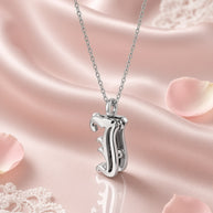 Double Personalized 3-D Initial Pendant