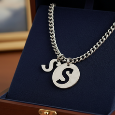 Liberty Letters- Initials Necklace - Minted from U.S. Quarters - Personalized Initial