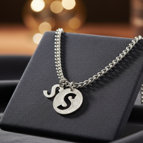 Liberty Letters- Initials Necklace - Minted from U.S. Quarters - Personalized Initial