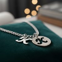 Liberty Letters- Initials Necklace - Minted from U.S. Quarters - Personalized Initial