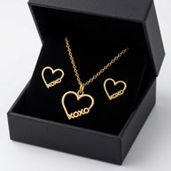 Valentine's Day Hug & Kiss 3-Piece Jewelry Set (Also Sold Individually)