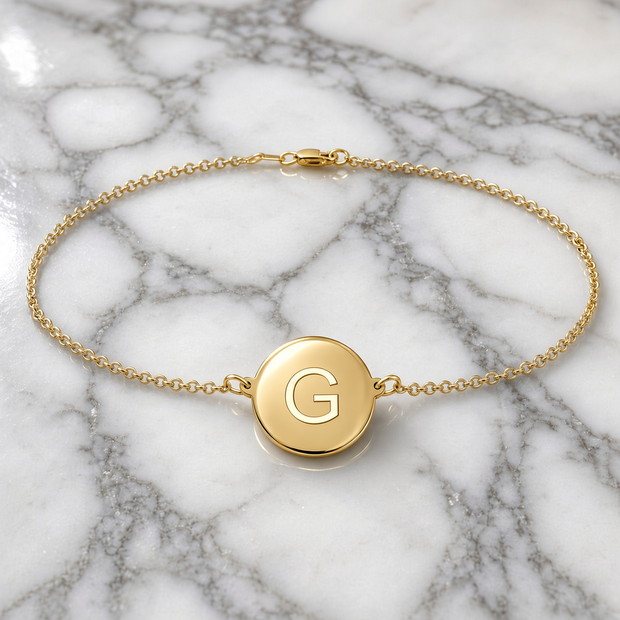 Initial Disc Anklet