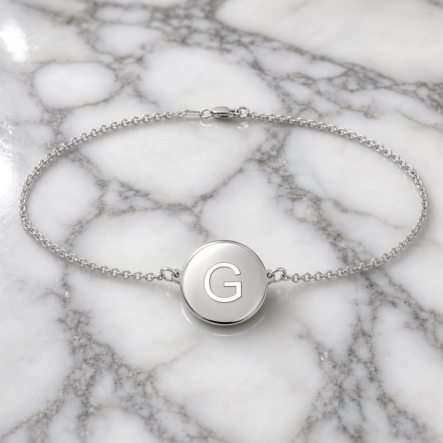 Initial Disc Anklet
