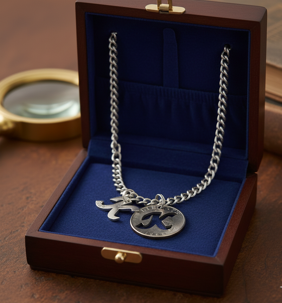 Liberty Letters- Initials Necklace - Minted from U.S. Quarters - Personalized Initial