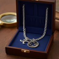 Liberty Letters- Initials Necklace - Minted from U.S. Quarters - Personalized Initial