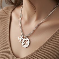 Liberty Letters- Initials Necklace - Minted from U.S. Quarters - Personalized Initial