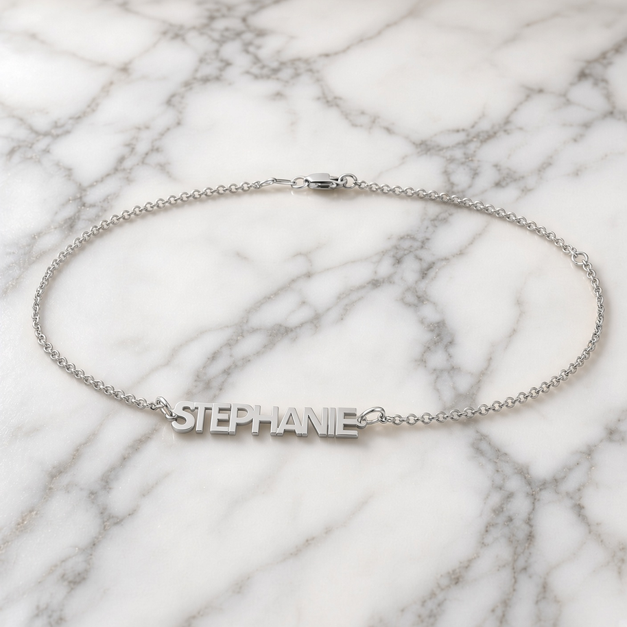 Mini Name Anklet