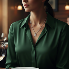 Old English Initial Necklace in Sterling Silver or Gold Plated Sterling Silver - Personalized Initial