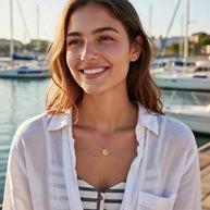 Old English Initial Necklace in Sterling Silver or Gold Plated Sterling Silver - Personalized Initial