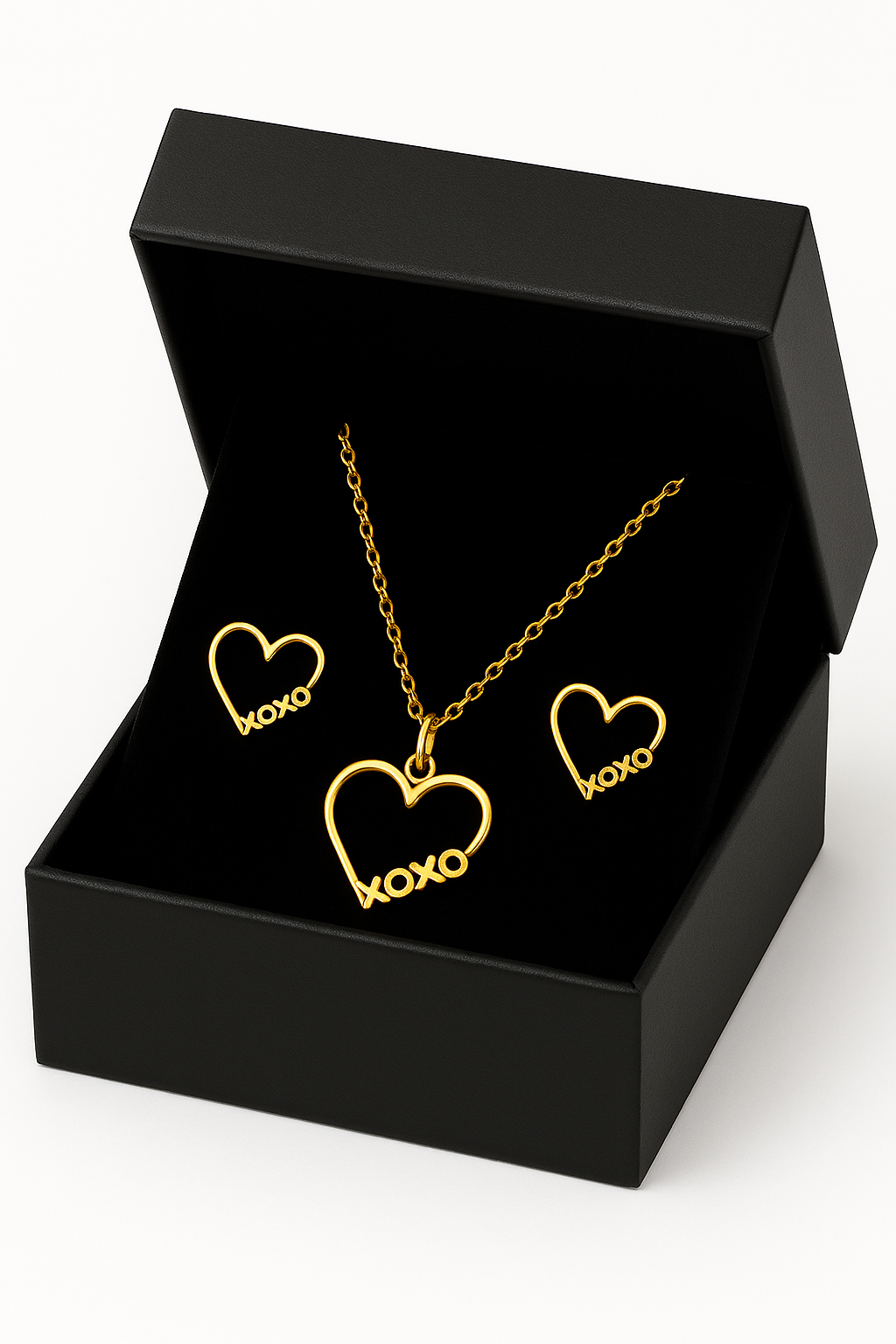 Valentine's Day Hug & Kiss 3-Piece Jewelry Set (Also Sold Individually)