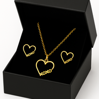 Valentine's Day Hug & Kiss 3-Piece Jewelry Set (Also Sold Individually)