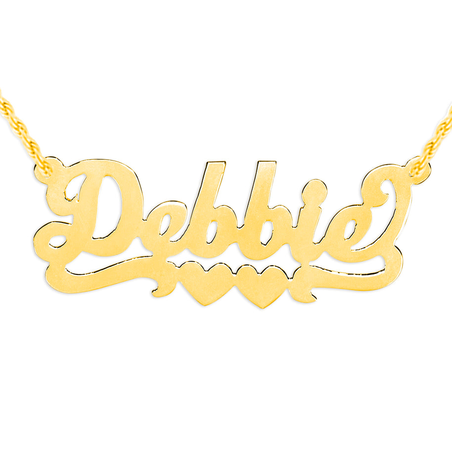 Personalized Hand Cut Name Necklace
