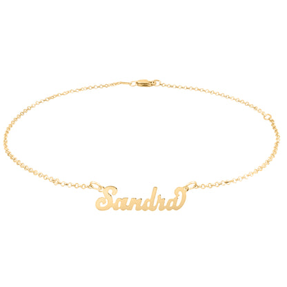Personalized Name Anklet