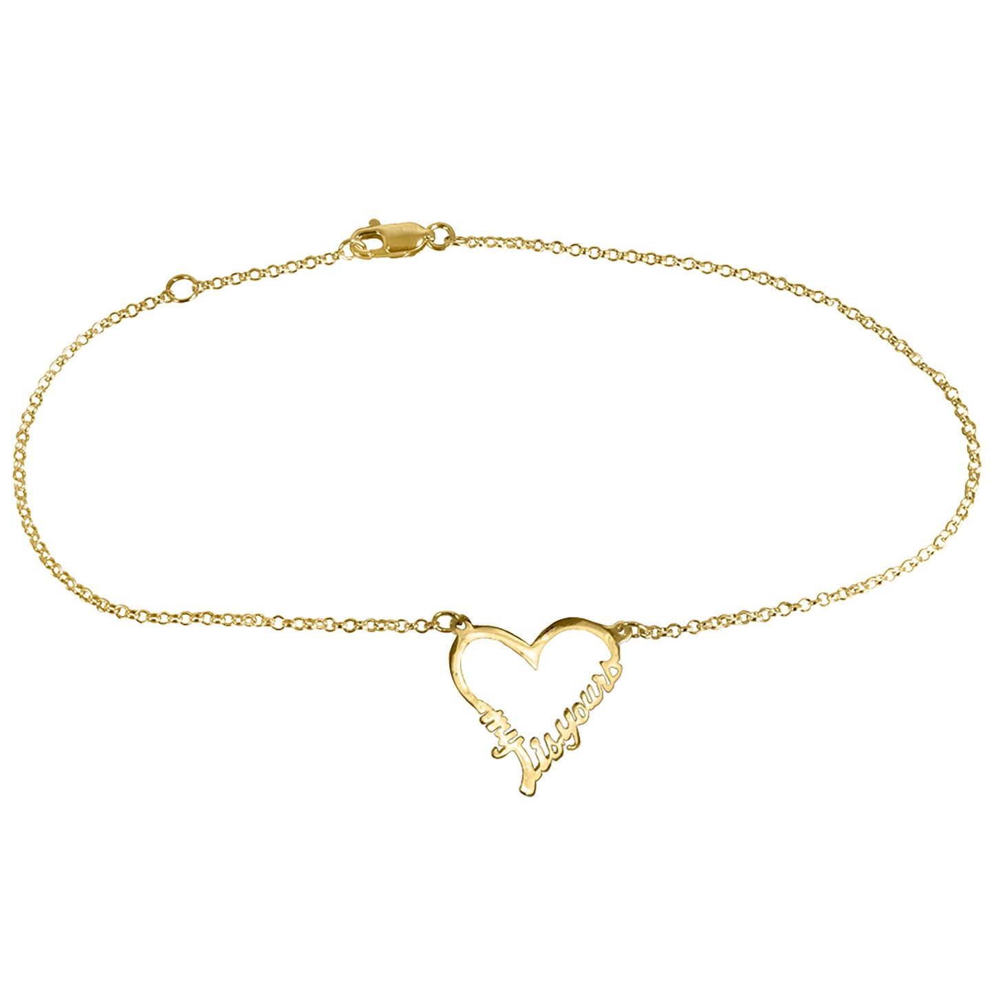 Open Heart "MY HEART IS YOURS" Anklet