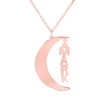 Lunar Nameplate with Hanging Name