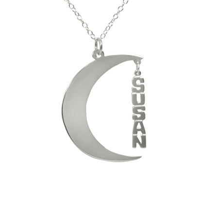 Lunar Nameplate with Hanging Name