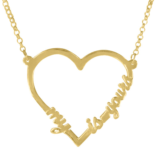 Open Heart "My Heart is Yours" Necklace
