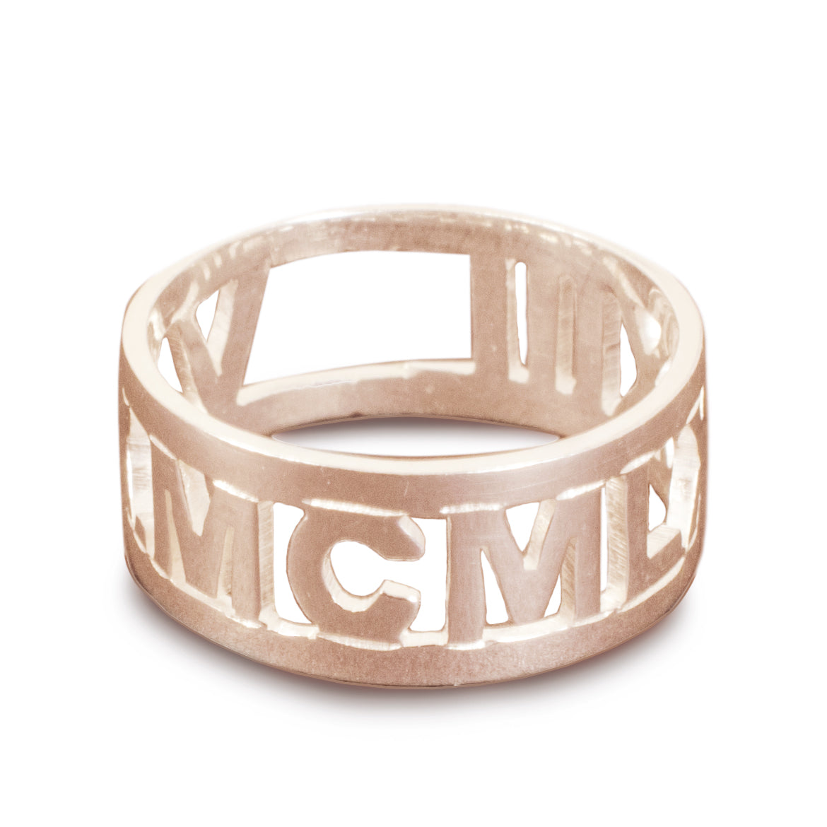 Roman Numeral Band Ring