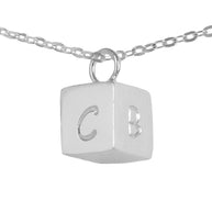 Personalized Cube Pendant