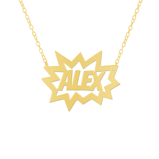Personalized POW Name Necklace