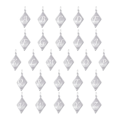 Diamond Shaped Cut Out Initial