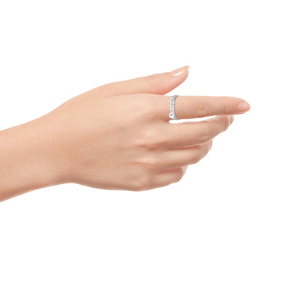 Petite Name Ring with Script Letters
