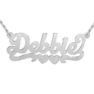 Personalized Hand Cut Name Necklace