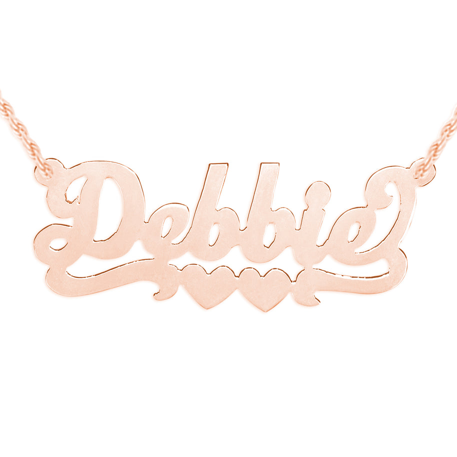 Personalized Hand Cut Name Necklace