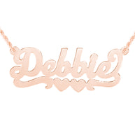 Personalized Hand Cut Name Necklace
