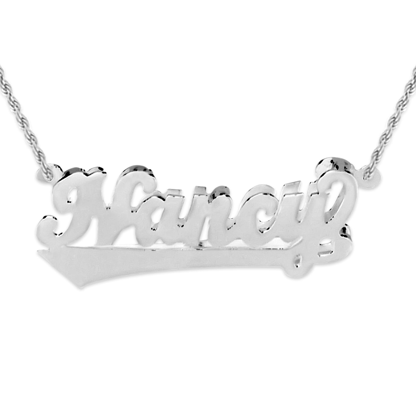 Hand Cut 3-D Name Necklace